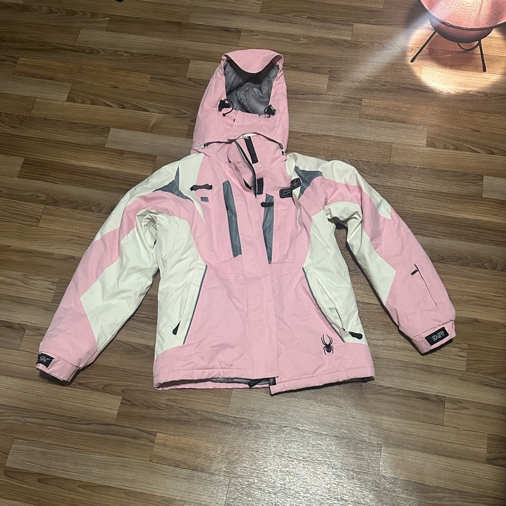 Pink Spyder Dermizax Snowboardjng Jacket and Pants, Snowsuit Medium